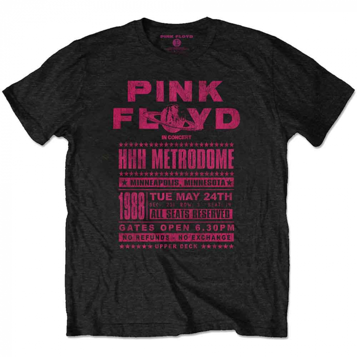 Pink Floyd Unisex T-Shirt: Metrodome '88 [1]