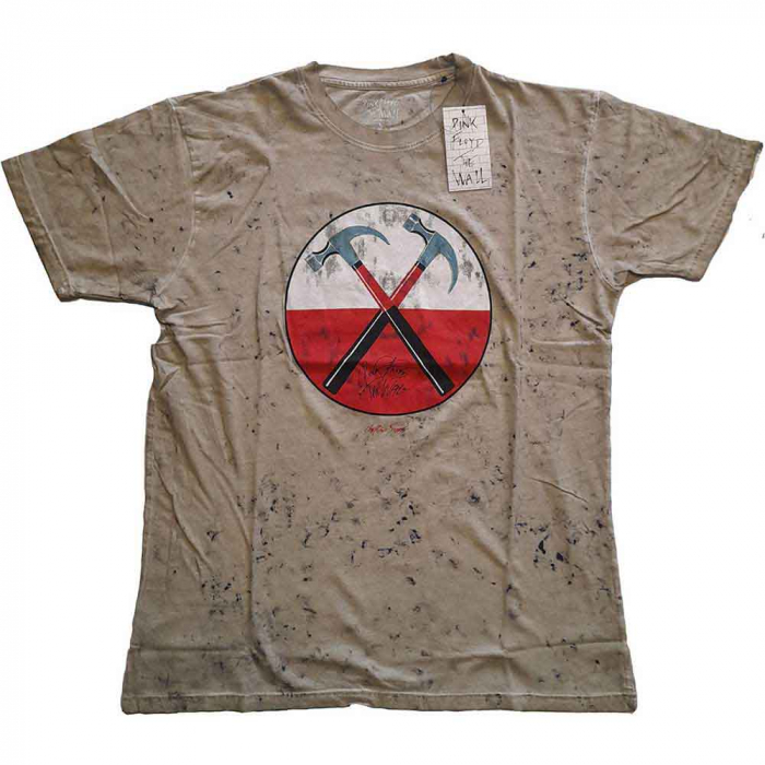 Pink Floyd Unisex T-Shirt: The Wall Hammers (Wash Collection) [1]
