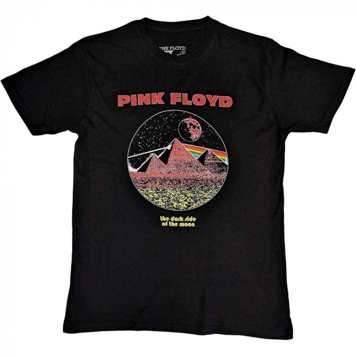Pink Floyd Unisex T-Shirt: Vintage Pyramids [1]