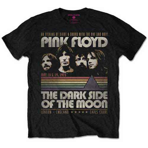 Pink Floyd Unisex T-Shirt: Vintage Stripes [1]