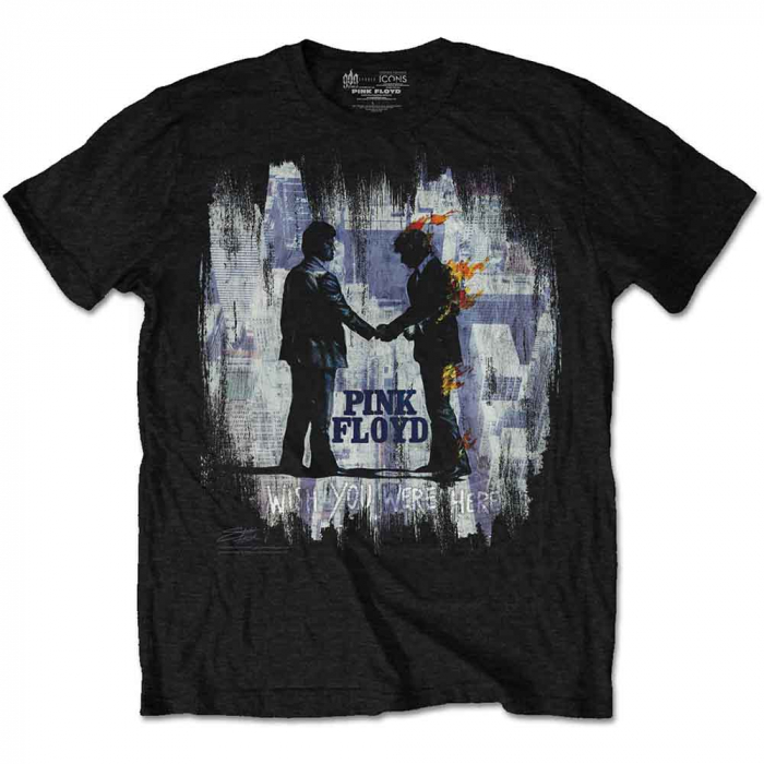 Pink Floyd Unisex T-Shirt: Wish You Were Here Painting [1]
