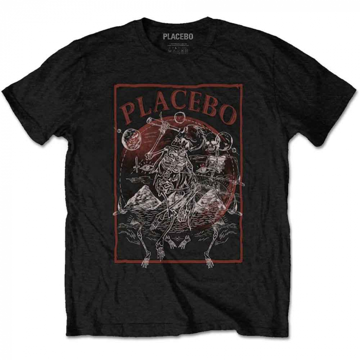 Placebo Unisex T-Shirt: Astro Skeletons [1]