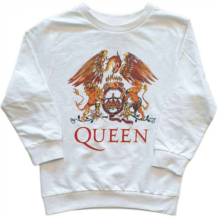 Queen Kids Sweatshirt: Classic Crest (5-6 Years) [1]