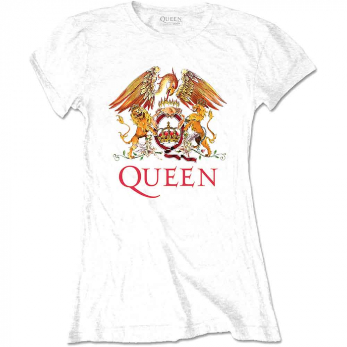 Queen Ladies T-Shirt: Classic Crest [1]
