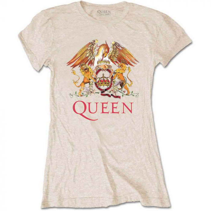 Queen Ladies T-Shirt: Classic Crest [1]
