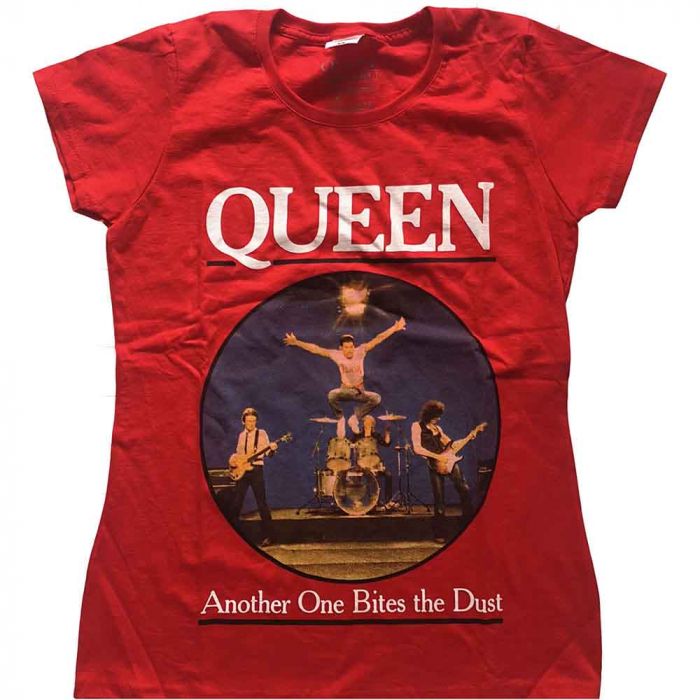 Queen Ladies T-Shirt: One Bites The Dust [1]
