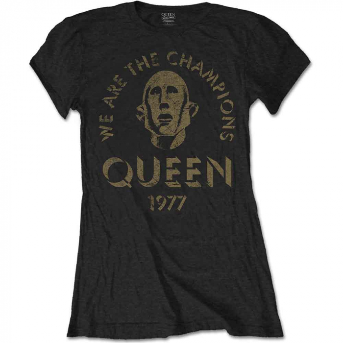 Queen Ladies T-Shirt: We Are The Champions [1]