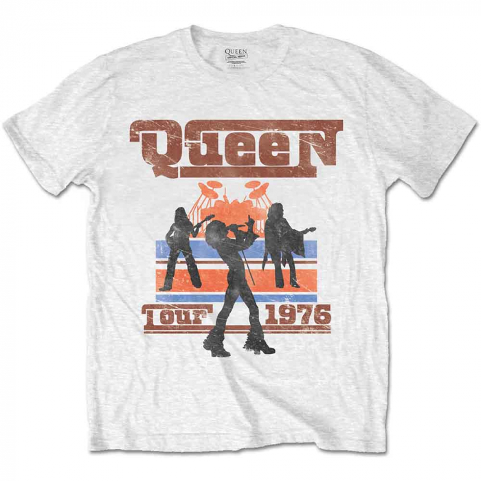 Queen Unisex T-Shirt: 1976 Tour Silhouettes [1]