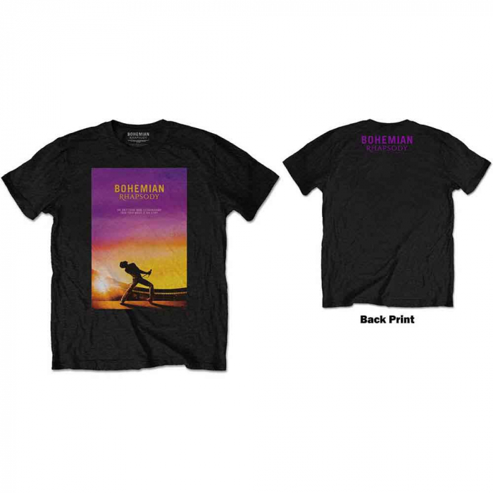 Queen Unisex T-Shirt: Bohemian Rhapsody (Back Print) [1]