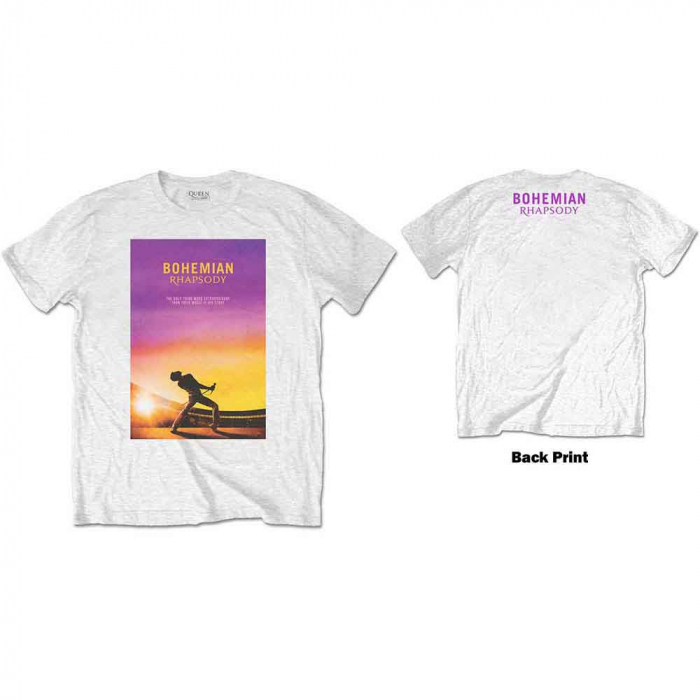 Queen Unisex T-Shirt: Bohemian Rhapsody (Back Print) [1]