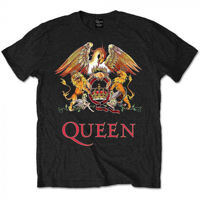 Queen Unisex T-Shirt: Classic Crest [1]