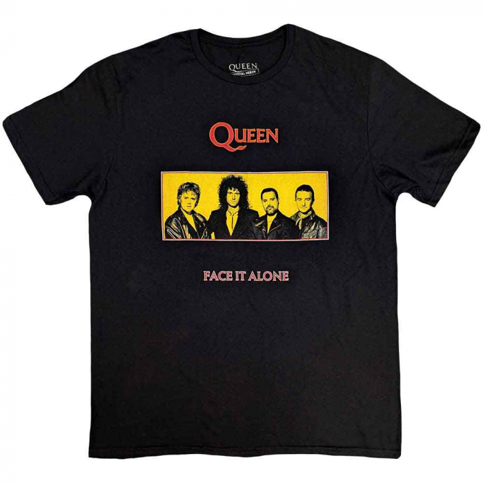 Queen Unisex T-Shirt: Face It Alone Panel [1]