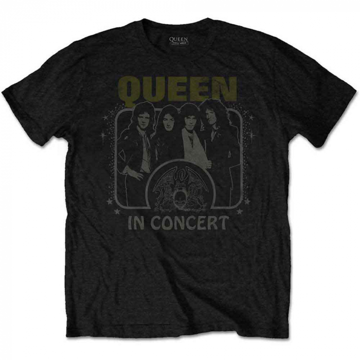 Queen Unisex T-Shirt: In Concert [1]