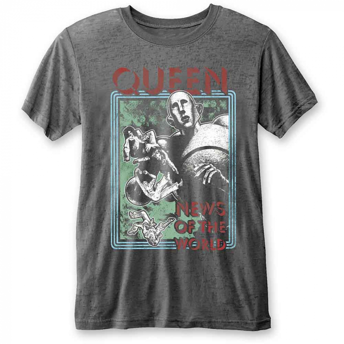 Queen Unisex T-Shirt: News of the World (Burnout) [1]