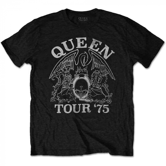 Queen Unisex T-Shirt: Tour '75 (Eco-Friendly) [1]