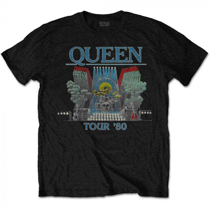 Queen Unisex T-Shirt: Tour '80 [1]