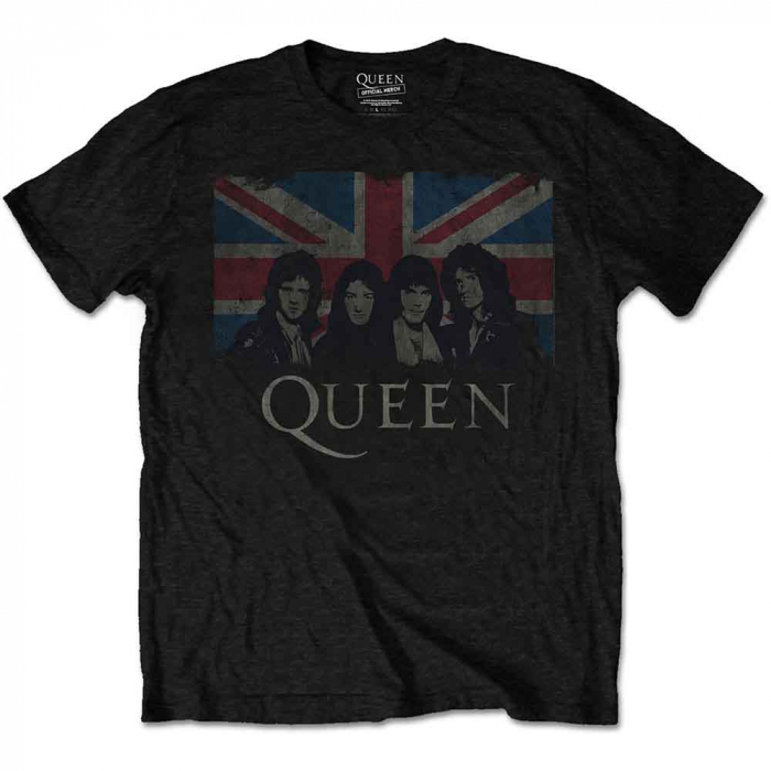Queen Unisex T-Shirt: Vintage Union Jack [1]