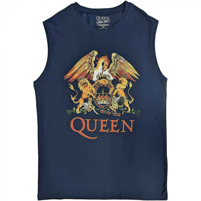 Queen Unisex Tank T-Shirt: Classic Crest [1]