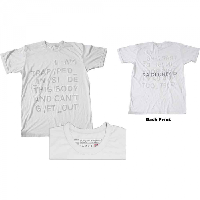 Radiohead Unisex T-Shirt: Trapped (Back Print) [1]
