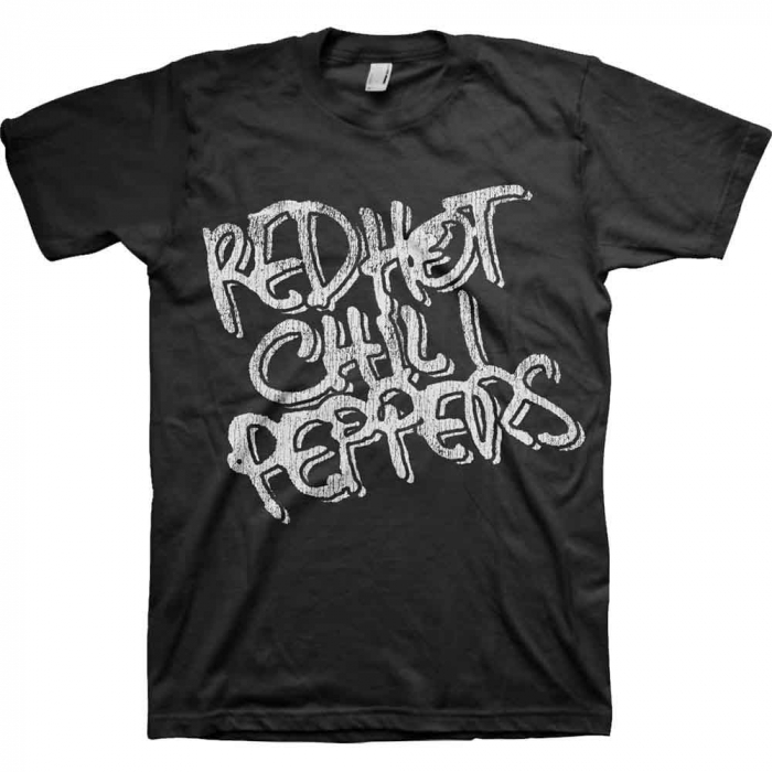 Red Hot Chili Peppers Unisex T-Shirt: Black & White Logo [1]