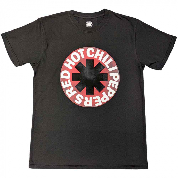 Red Hot Chili Peppers Unisex T-Shirt: Red Circle Asterisk (Eco-Friendly) [1]