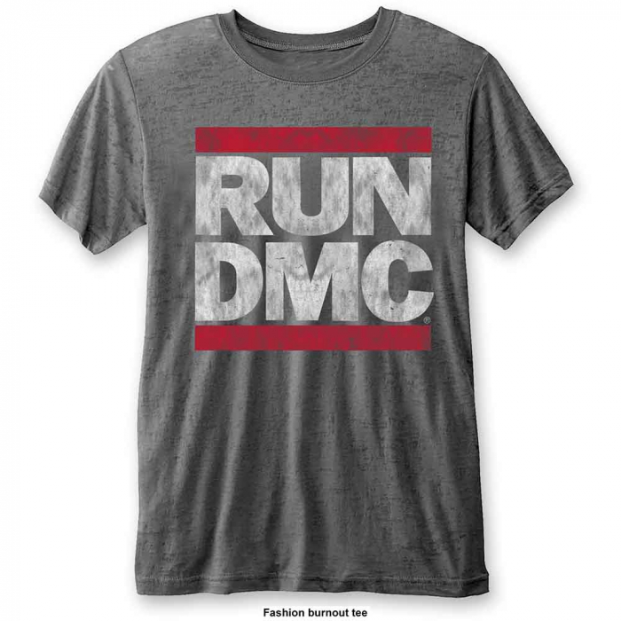 Run DMC Unisex T-Shirt: DMC Logo (Burnout) [1]