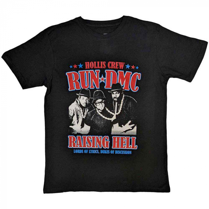 Run DMC Unisex T-Shirt: Raising Hell Americana [1]