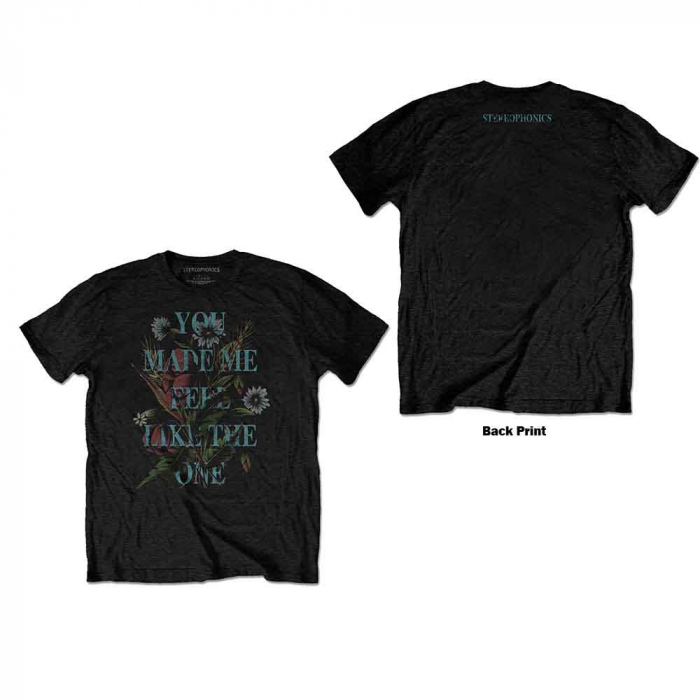 Stereophonics Unisex T-Shirt: Make Me Feel… (Back Print) [1]