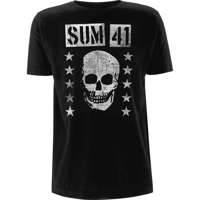 Sum 41 Unisex T-Shirt: Grinning Skull [1]