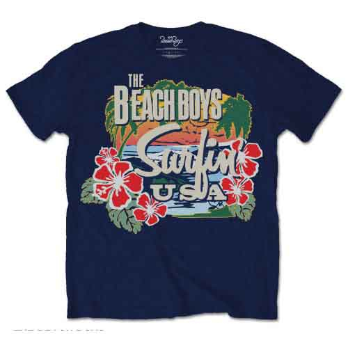 The Beach Boys Unisex T-Shirt: Surfin USA Tropical [1]