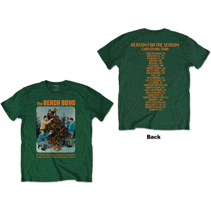 The Beach Boys Unisex T-Shirt: Xmas Album (Back Print) [1]