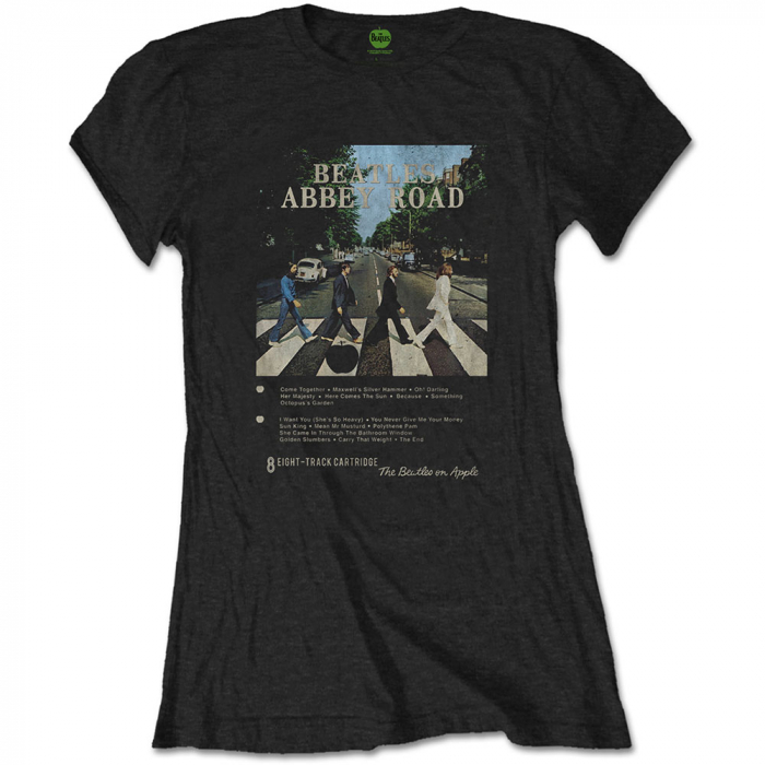 The Beatles Ladies T-Shirt: Abbey Road 8 Track [1]