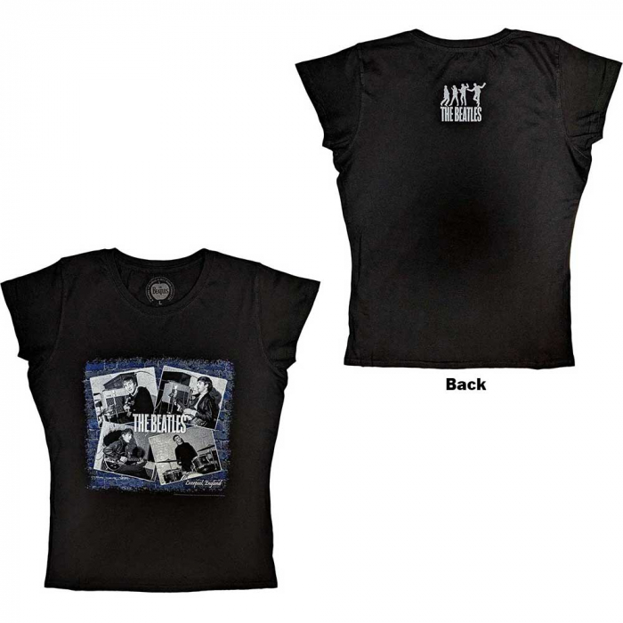 The Beatles Ladies T-Shirt: At The Cavern (Back Print) [1]