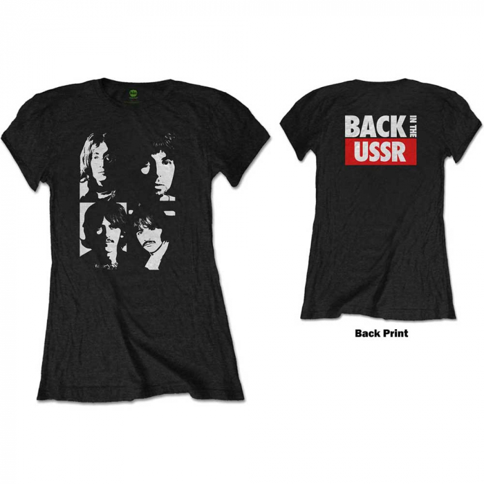 The Beatles Ladies T-Shirt: Back In The USSR (Back Print) [1]