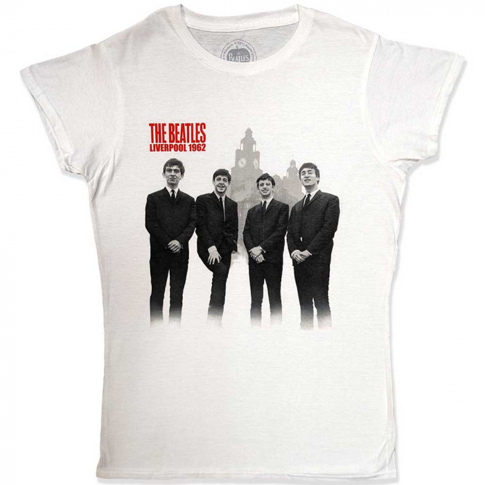 The Beatles Ladies T-Shirt: Beatles In Liverpool [1]