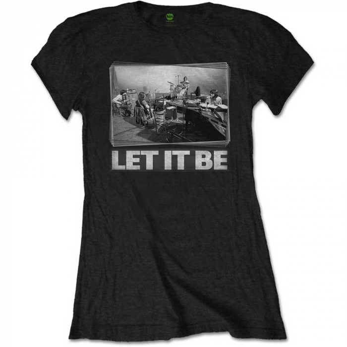 The Beatles Ladies T-Shirt: Let It Be Studio [1]