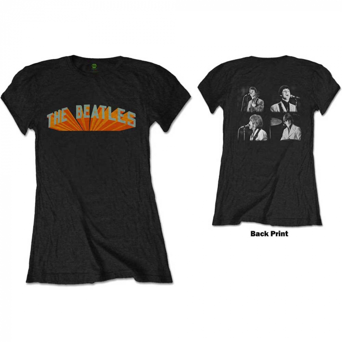 The Beatles Ladies T-Shirt: Live In Japan (Back Print) [1]
