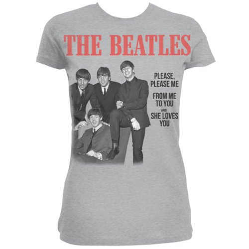 The Beatles Ladies T-Shirt: Please Please Me [1]