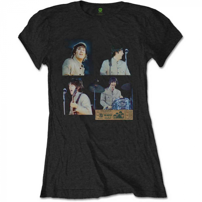 The Beatles Ladies T-Shirt: Shea Stadium Shots [1]