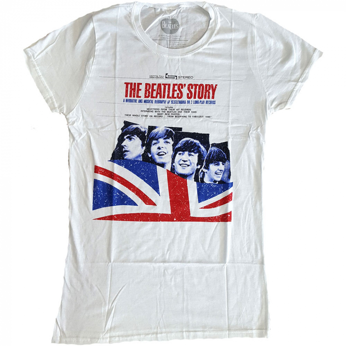 The Beatles Ladies T-Shirt: The Beatles Story [1]