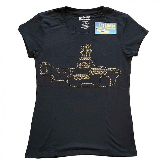 The Beatles Ladies T-Shirt: Yellow Submarine (Embellished) [1]