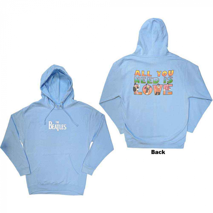 The Beatles Unisex Pullover Hoodie: All You Need Is Love (Back Print) [1]