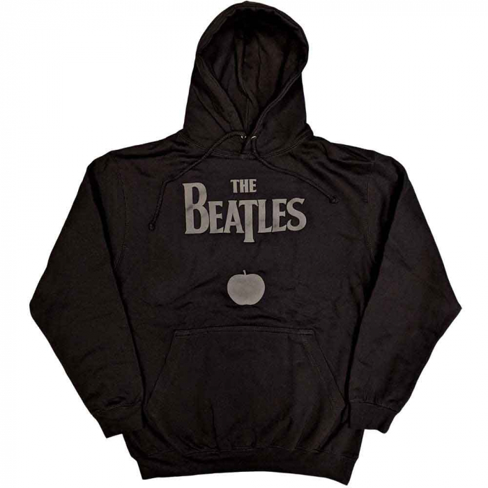 The Beatles Unisex Pullover Hoodie: Drop T Logo & Apple (Hi-Build) [1]