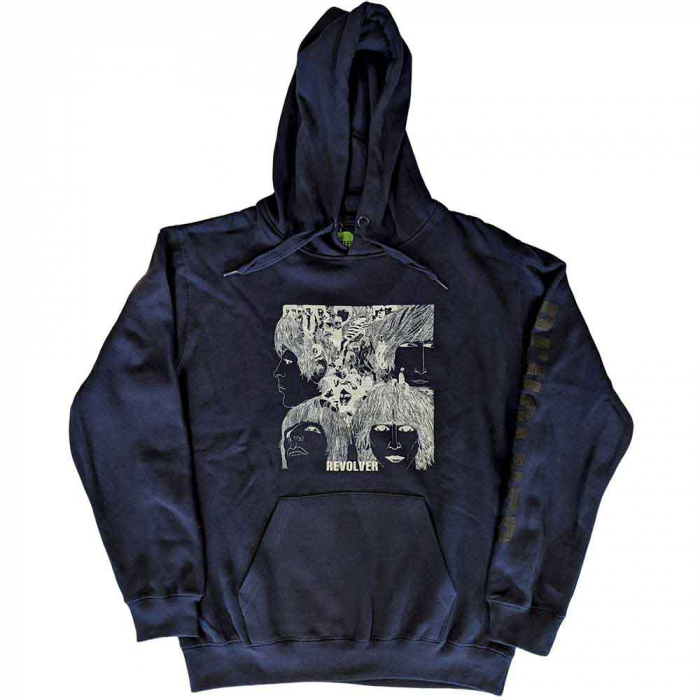 The Beatles Unisex Pullover Hoodie: Reverse Revolver (Sleeve Print) [1]