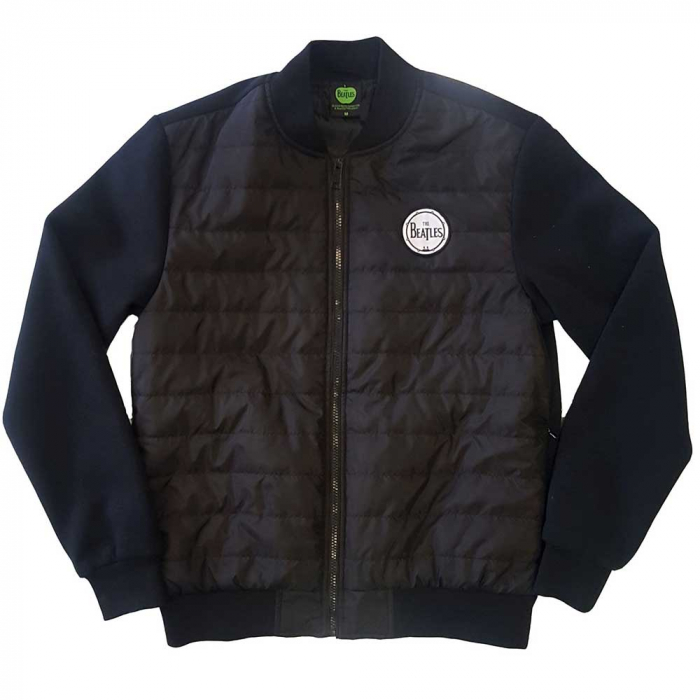 The Beatles Unisex Quilted Jacket: Drum Logo [1]