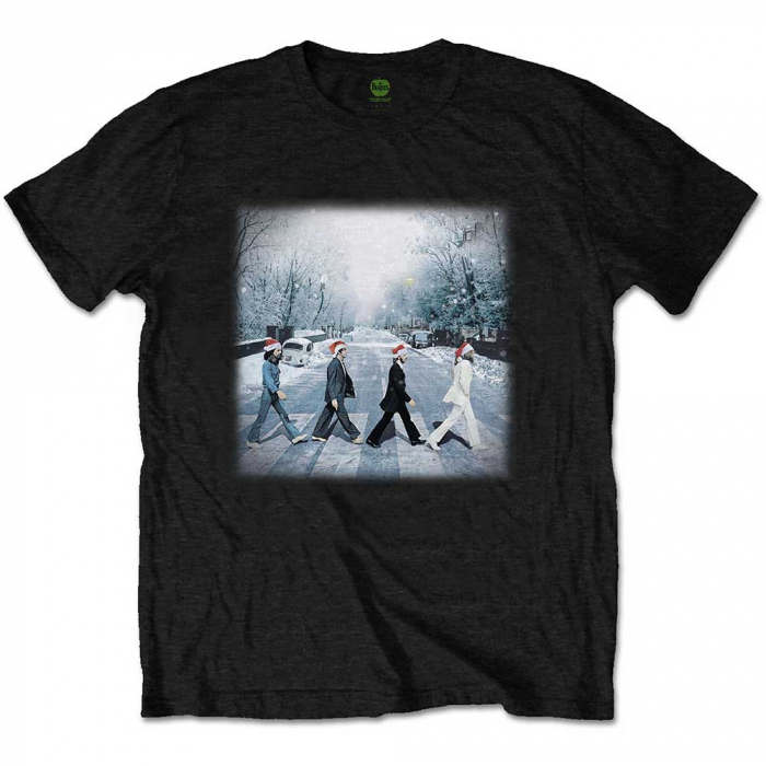 The Beatles Unisex T-Shirt: Abbey Christmas [1]