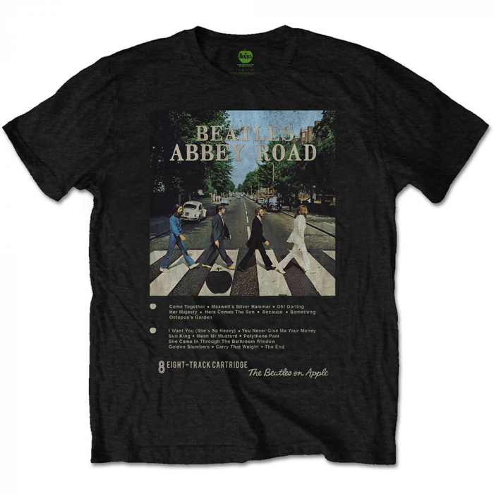 The Beatles Unisex T-Shirt: Abbey Road 8 Track [1]