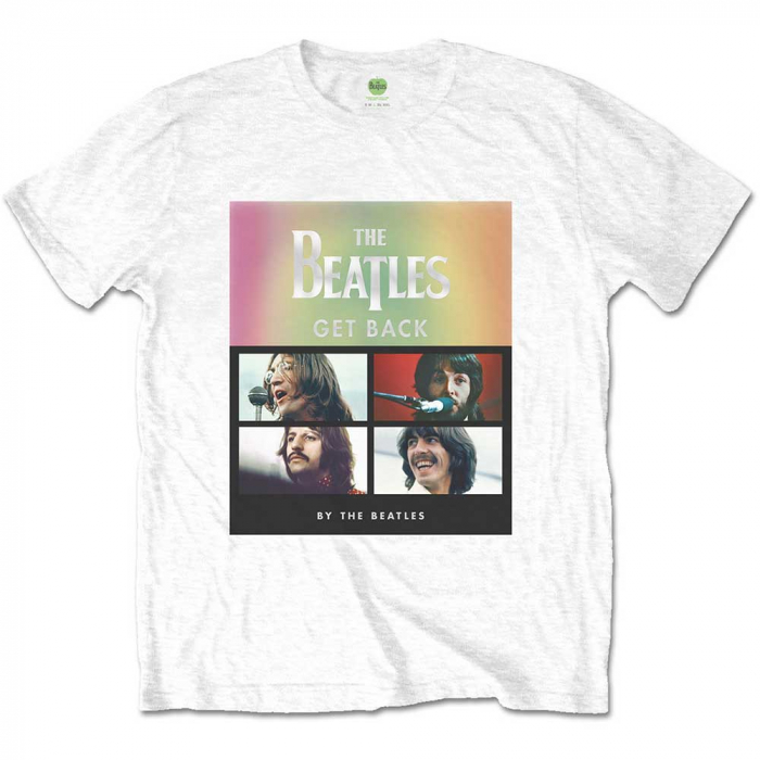 The Beatles Unisex T-Shirt: Album Faces Gradient Silver Printing (Embellished) [1]