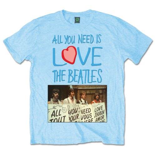 The Beatles Unisex T-Shirt: All You Need Is Love Play Cards [1]