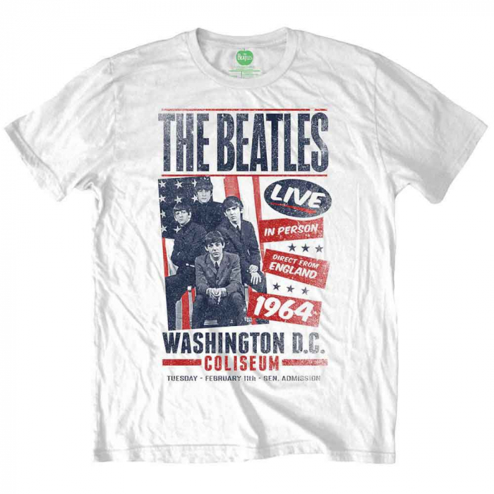The Beatles Unisex T-Shirt: Coliseum Poster [1]